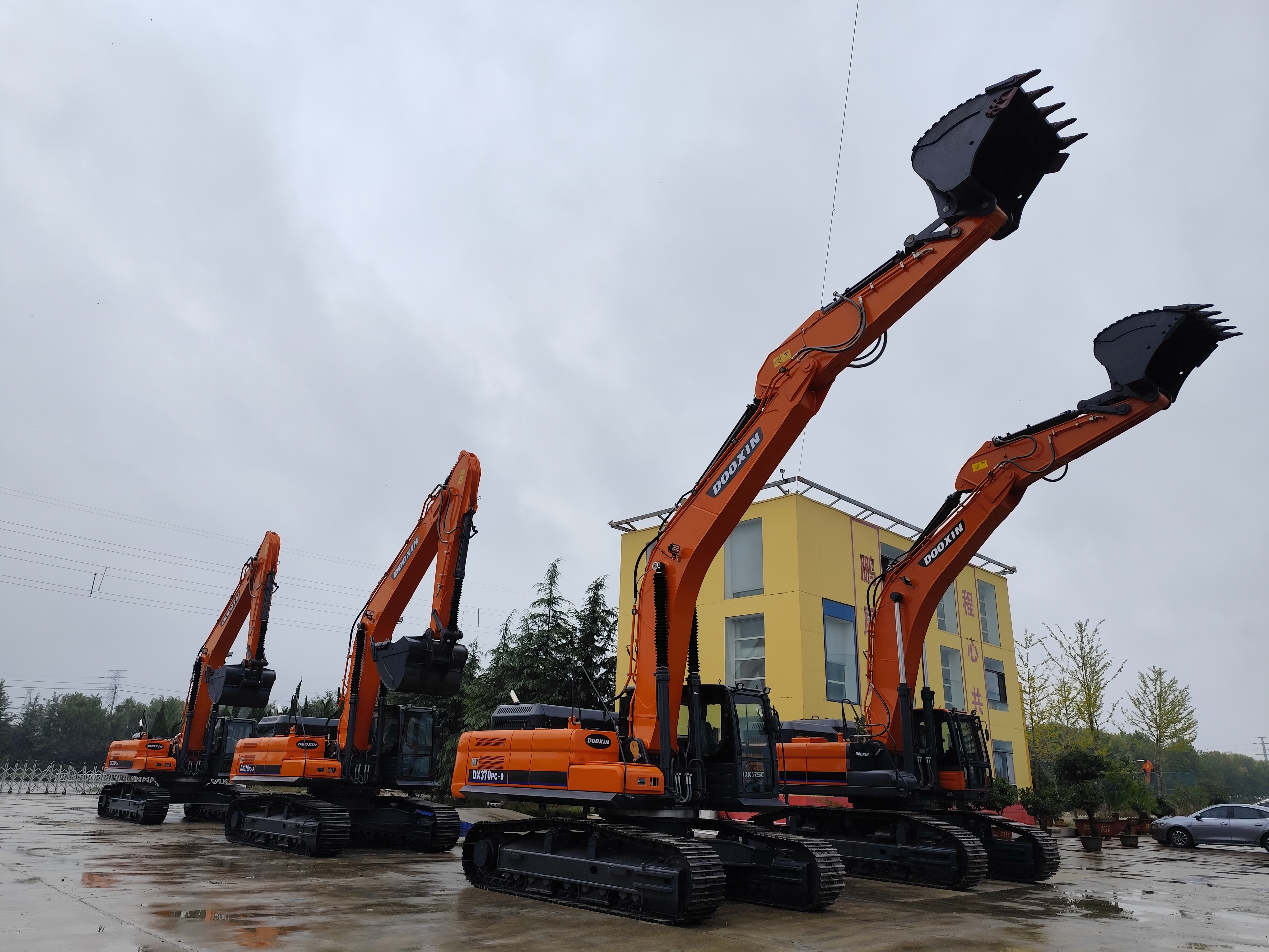 En delegation af kunder fra Ecuador er på besøg.